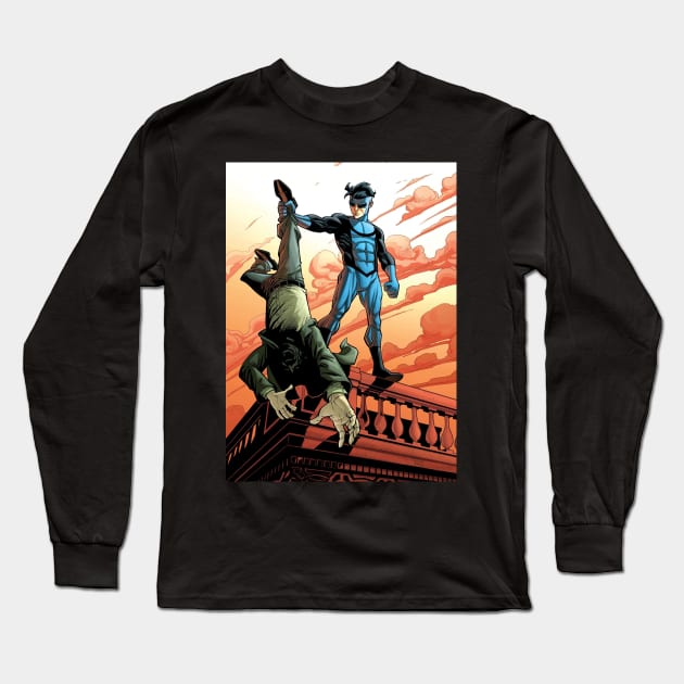 invincible poster Long Sleeve T-Shirt by super villain